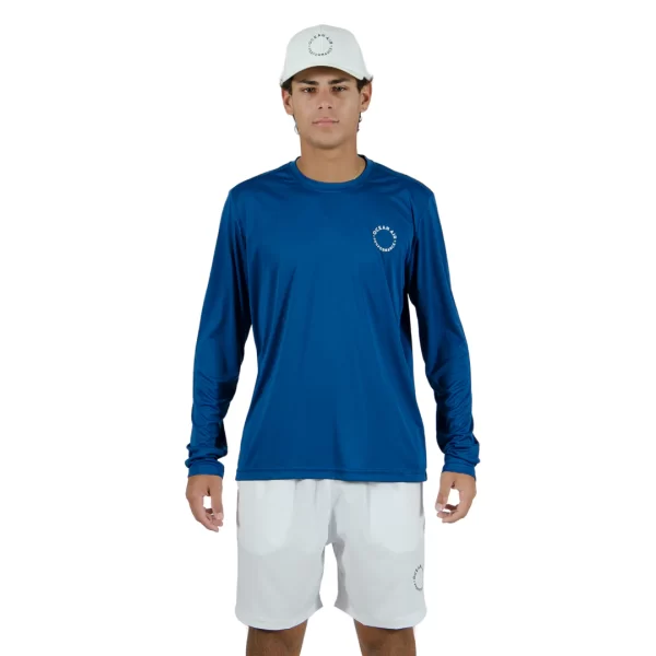 Camiseta Masc - Manga Longa (azul)