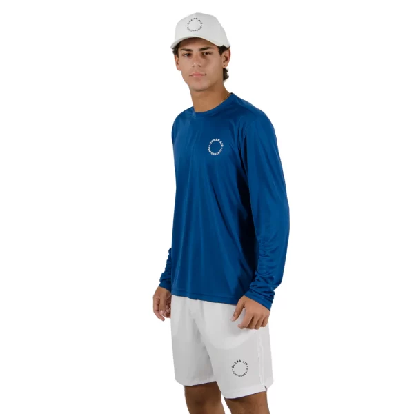 Camiseta Masc - Manga Longa (azul) - Imagem 2