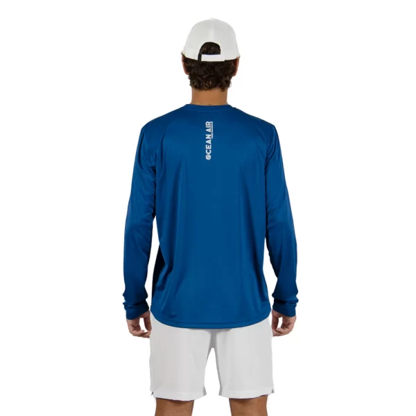Camiseta Masc - Manga Longa (azul) - Imagem 3