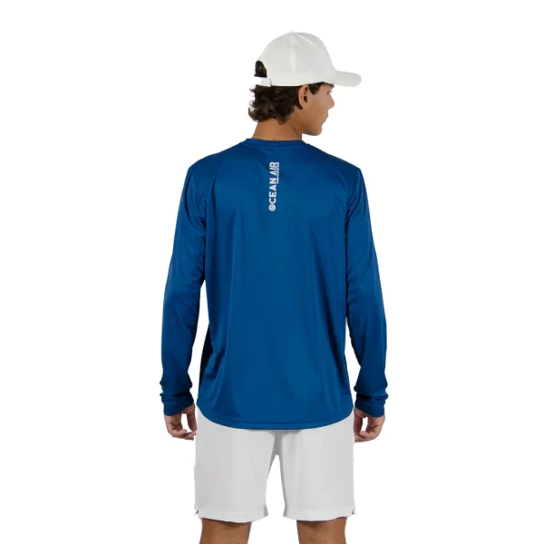 Camiseta Masc - Manga Longa (azul) - Imagem 4