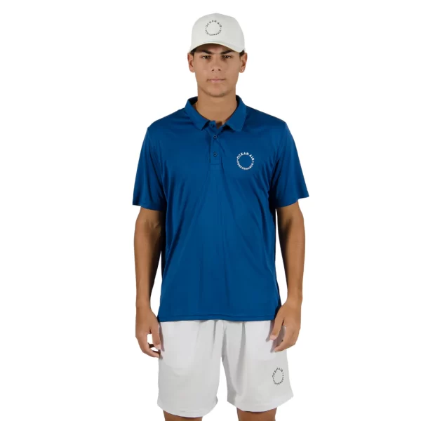 Camiseta Masc - Polo (azul)