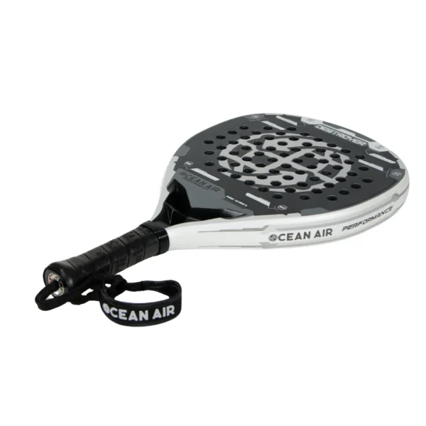 Detalhe de raquete de Padel Ocean Air Performance Destroyer