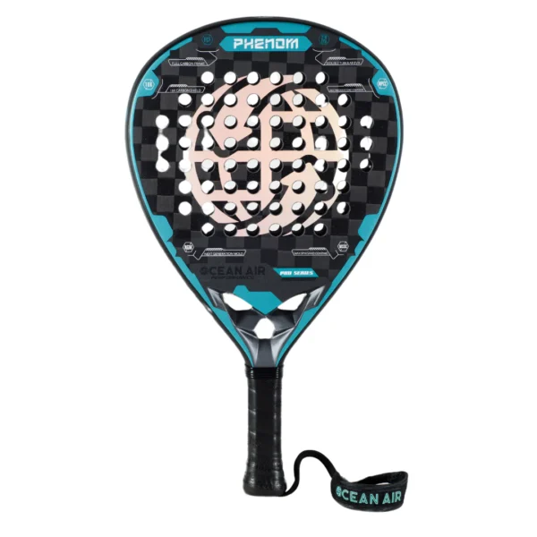 Detalhe de raquete de Padel Ocean Air Performance Phenom