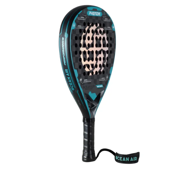 Detalhe de raquete de Padel Ocean Air Performance Phenom